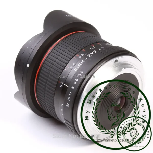JINTU 8mm f/3.5 Wide Angel Super Fisheye Lens for Nikon DSLR Camera D7500 D7200 D7600 D3400 D3200 D5200 D5400 D5500 D5600 - Image 4