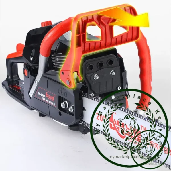 88cc German chain saw gasoline saw logging saw icebreaker high-power chainsaw arborist cutting machine household - Image 2