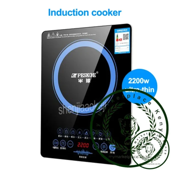 Induction Cooker Home Intelligent Electric Furnace hot pot stove No Radiation Multi-cooker Kitchen Cooking Tool 220V/50HZ 2200w - Image 3