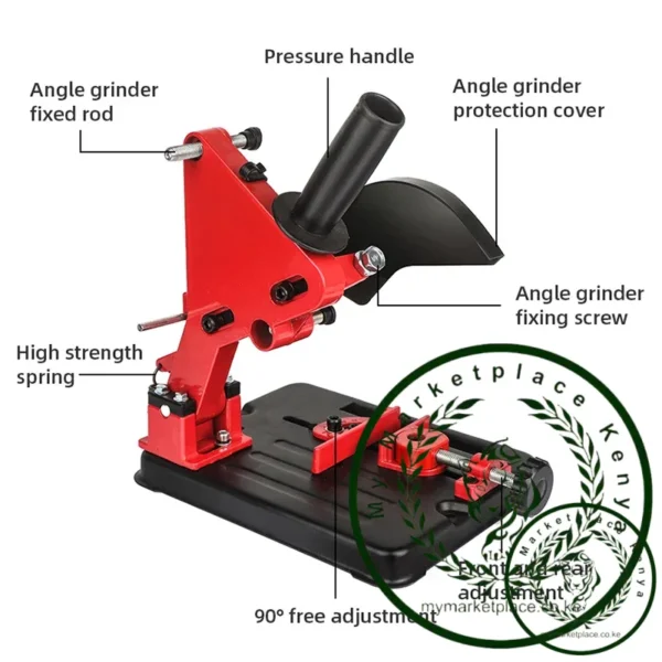 Universal Function Angle Grinder Stand Angle Grinder Bracket Holder Support for 100-125 Angle Grinder Power Drill Accessories - Image 2