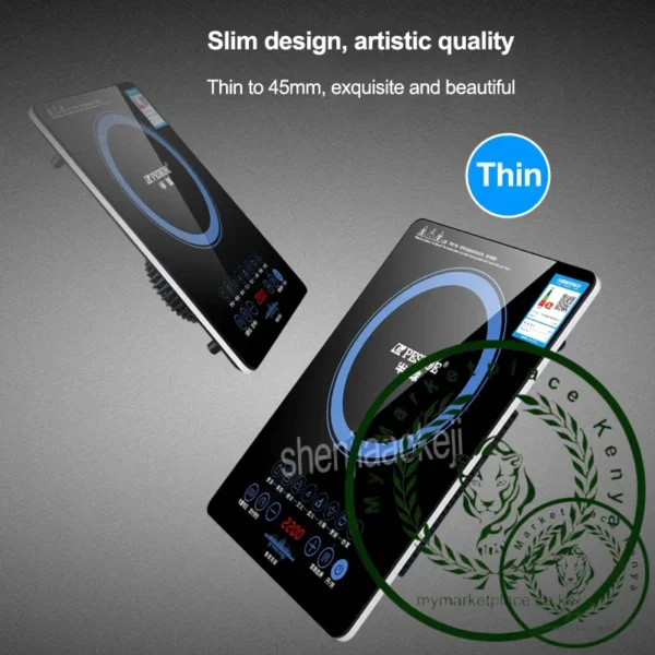 Induction Cooker Home Intelligent Electric Furnace hot pot stove No Radiation Multi-cooker Kitchen Cooking Tool 220V/50HZ 2200w - Image 4