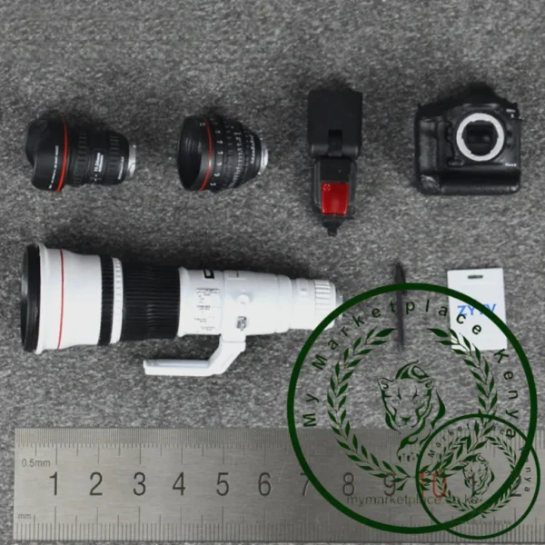 6th Scale DSLR Digital Camera & Lens Set for 12" DID Action Figures - Image 4