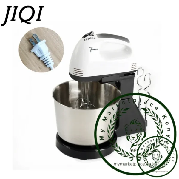 JIQI 7 Files Dough Mixer Egg Beater Food Blender Kitchen Electric Food Processor hand held cream milk Foamer whisk Stirrer 110V - Image 2