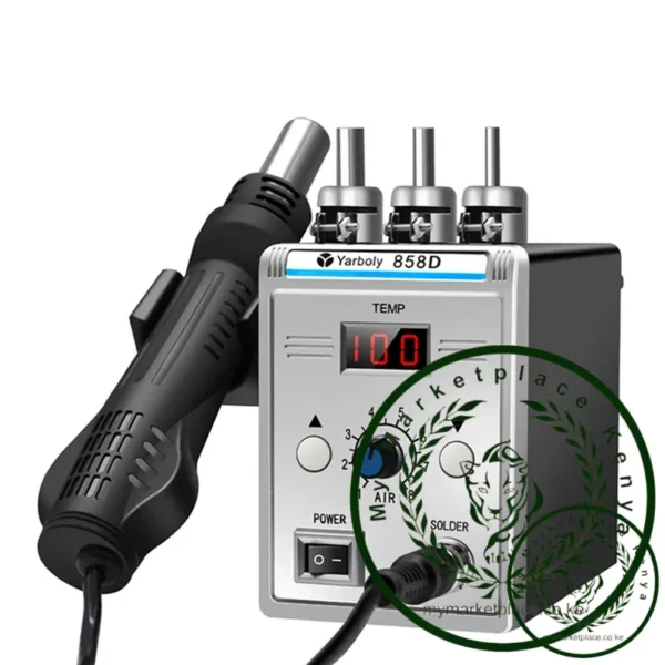 Heat Gun Hot Air Blower Hair Dryer Soldering Hairdryer Gun 858D BGA Rework Solder Station Desoldering Tool Upgrade From 858