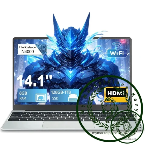 14.1 Inch Kids Laptop Intel Celeron N4000 128GB/256GB/512GB/1TB SSD Windows 11 Pro Notebook for Students Online Learning