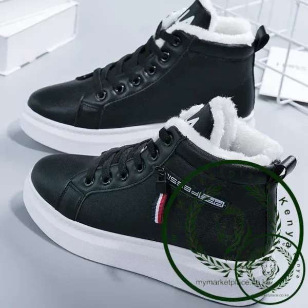 Winter Ladies Casual Shoes New Women Lace Up Sneakers Snow Ankle Boots Waterproof Warm Platform Woman Footwear for Female