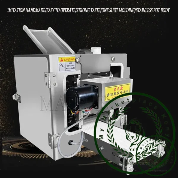 Automatic Imitation Handwork Dumpling Wrapper Machine Commercial Stainless Steel Noodle Press Dough Rolling Pasta Maker - Image 2