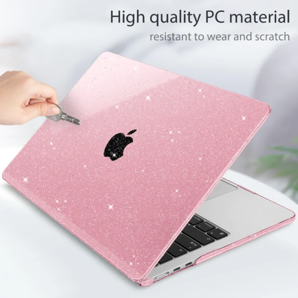 Glitter crystal case for MacBook 2025 M4 A3240 A3241 M3 A3113 A3114 M2 A2681 A2941 Air13 15 Pro14 16 M4 M3 M2 Pro13 A2338 A2289 - Image 5