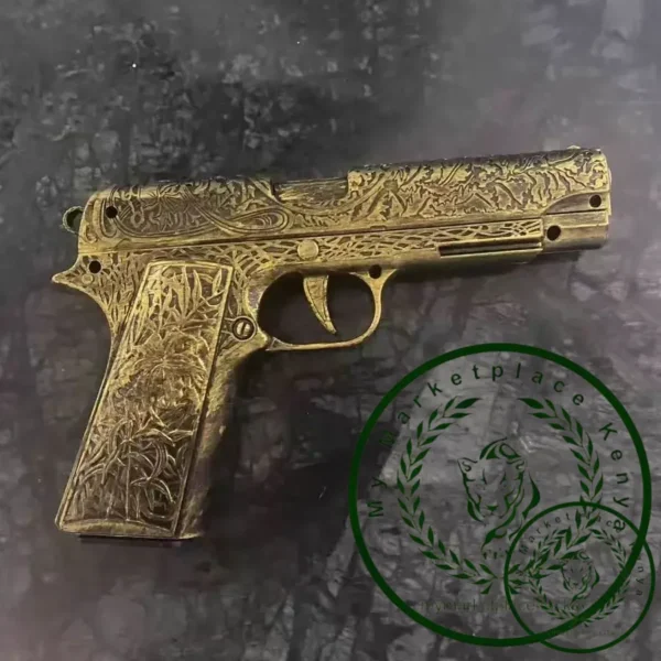 Carved Retro M1911 Shell Ejecting Toy Gun Soft Bullet Handgun Continuous Firing Outdoor Game Shooting Pistol for Kids Adults - Image 2