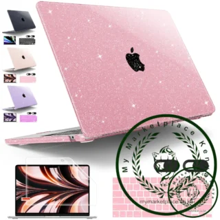 Glitter crystal case for MacBook 2025 M4 A3240 A3241 M3 A3113 A3114 M2 A2681 A2941 Air13 15 Pro14 16 M4 M3 M2 Pro13 A2338 A2289