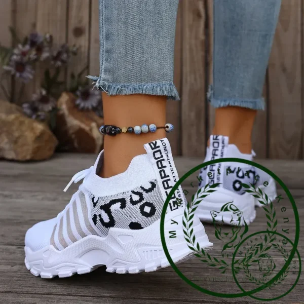 Summer Women Casual Shoes High-quality Breathable Sports Shoes Thick Soled Ankle Boots Zapatillas De Mujer 2025 New White Shoes - Image 4