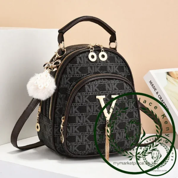 Women's bag 2025 new fashion women's bags hit color hand-held bag Europeand the United States all-match shoulder messenger bag - Image 2