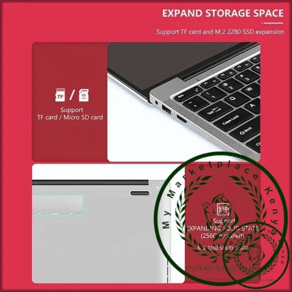 14.1 Inch Kids Laptop Intel Celeron N4000 128GB/256GB/512GB/1TB SSD Windows 11 Pro Notebook for Students Online Learning - Image 2