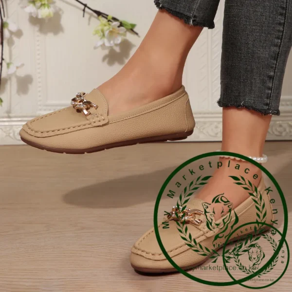 Women Flats Solid Color Mesh Shallow Shoes for Women Bottom Knit Loafers Ballet Casual Slip on Sneakers Women Zapatos De Mujer - Image 3