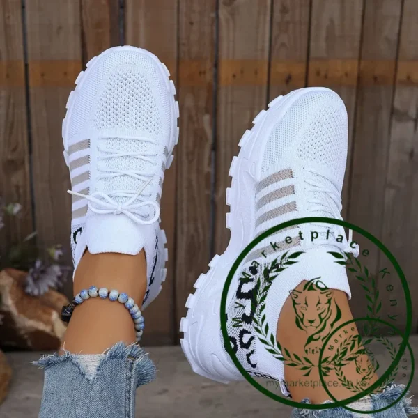 Summer Women Casual Shoes High-quality Breathable Sports Shoes Thick Soled Ankle Boots Zapatillas De Mujer 2025 New White Shoes