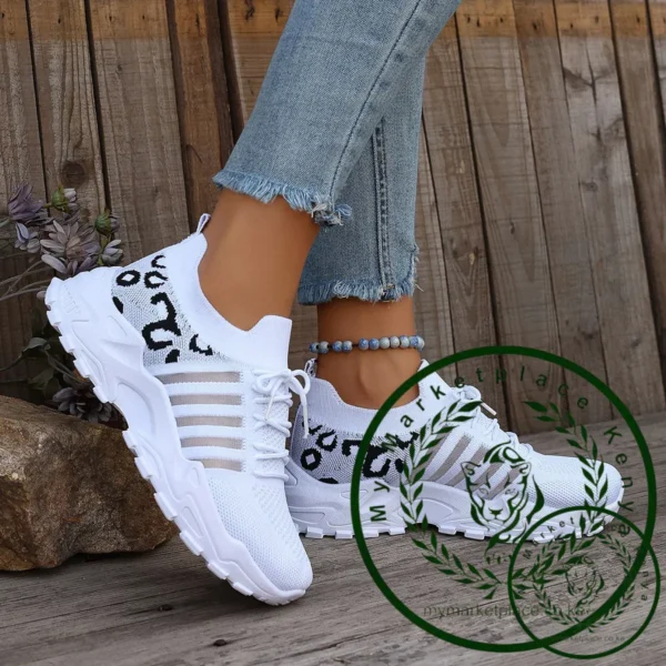 Summer Women Casual Shoes High-quality Breathable Sports Shoes Thick Soled Ankle Boots Zapatillas De Mujer 2025 New White Shoes - Image 5