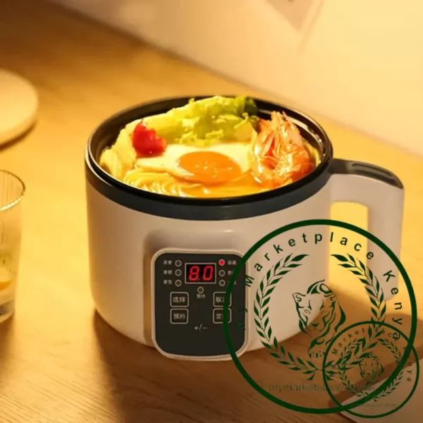 Household Electric Cooking Machine 1-2 People Hot Pot Stew Heating Eggs Soup Non-stick Pan Multifunction Electric Rice Cooker - Image 4