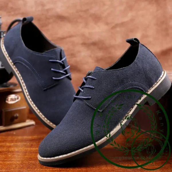 Luxury Men Oxford Shoes High Quality Suede Leather Shoes for Men Business Casual Shoe Lace-Up Men Party Wedding Shoes Plus Size - Image 2