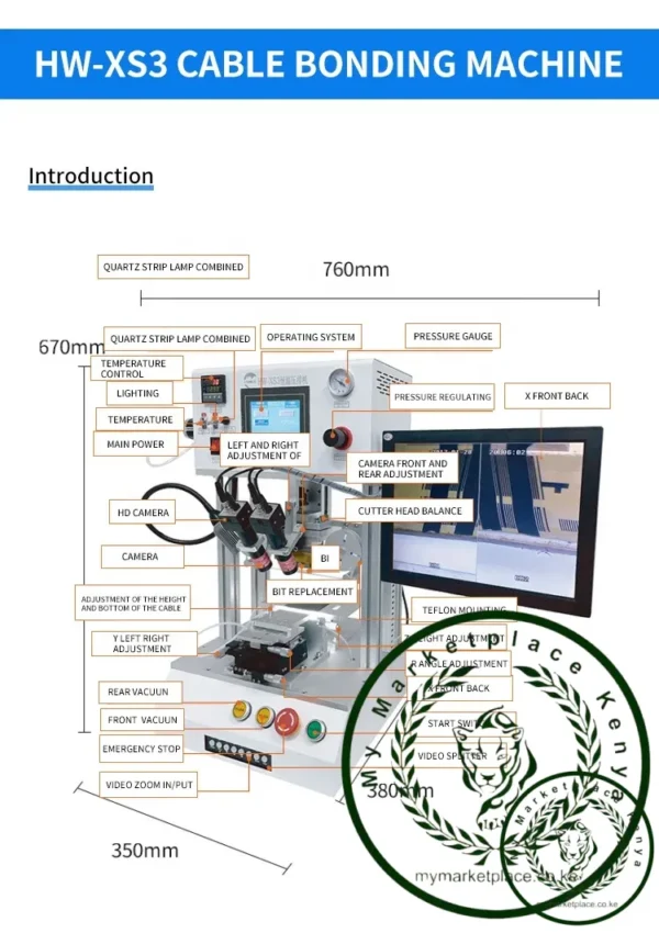 Mobile Phone Lcd Screen Repair Machine Cof Tab Lcd Repair Flex Cable Acf Bonding Machine - Image 4