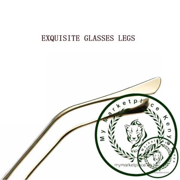 New 2024 Square Sunglasses Women Trendy Vintage Designer Rimless Sunglasses For Men Vacation Fashion Glasses Lentes De Sol Mujer - Image 6