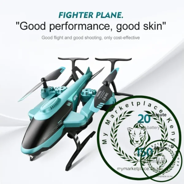 RC Drone 4k Professional HD Camera WiFi Fpv Drone Camera RC Helicopters Quadcopter V10 outdoor Toy child birthday gift Christmas - Image 3