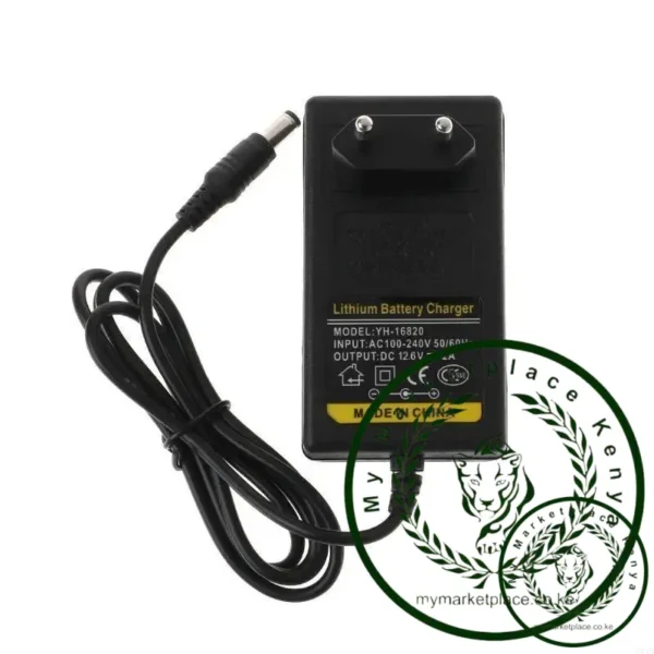 Battery Charger 12.6V for DC 2A Intelligent Lithium Li-on Power Adapter EU US Plug Transformer 100-240V AC 50/60Hz Charg