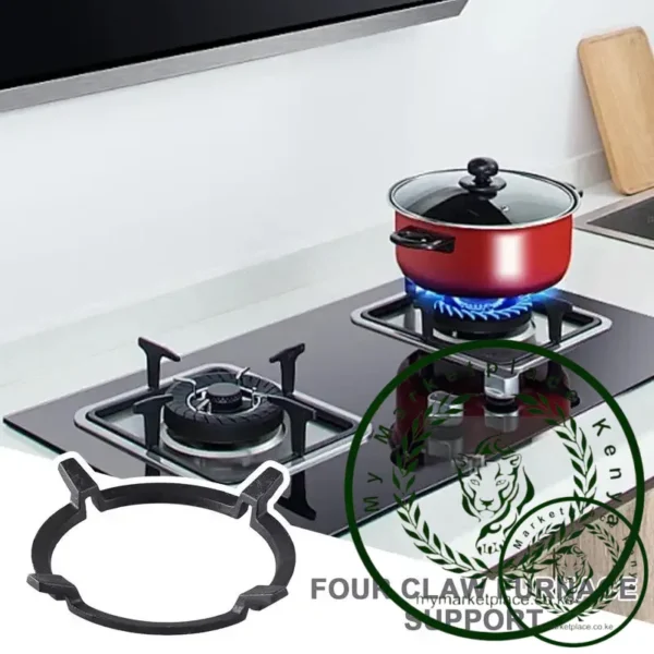 Wok Ring For Electric Stove Cast Iron Wok Pan Holder Four Claws Milk Pot Holder For Kitchens Restaurants Cookware Accessories - Image 3