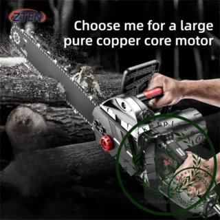 16 Inch Electric Chain Saws Outdoor Woodworking Cutting Wood Plug-in Electric Saws For Household Use Small Handheld Logging Saws