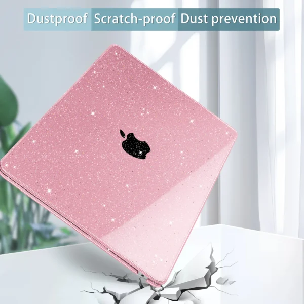 Glitter crystal case for MacBook 2025 M4 A3240 A3241 M3 A3113 A3114 M2 A2681 A2941 Air13 15 Pro14 16 M4 M3 M2 Pro13 A2338 A2289 - Image 4