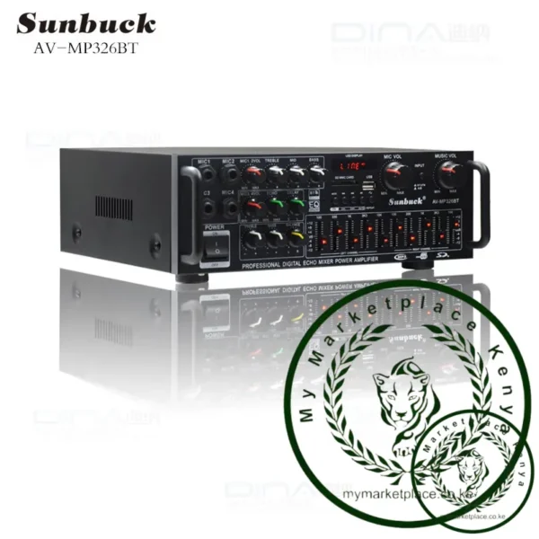 SUNBUCK Sound Amplifier Home Car Bluetooth Audio Power Amplifier EQ Equalization Card Receiver Subwoofer Power Amplifier - Image 2