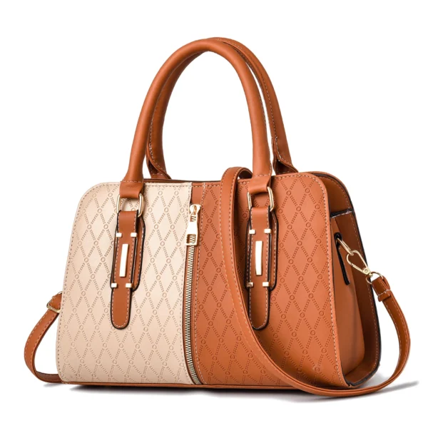 Women bag Leather Tree Branches Metal Decor Handbags Lady Shoulder Crossbody Messenger Bag Female Purse Tote handbag - Image 2