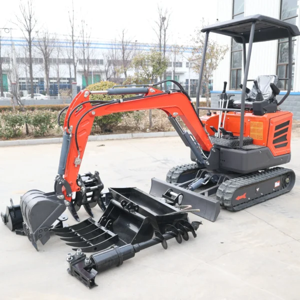 Free Shipping New Farm Mini Excavator 1Ton,1.6 Ton,2Ton,Multifunctional Micro Excavator Mini Digger New Bagger Custom - Image 3