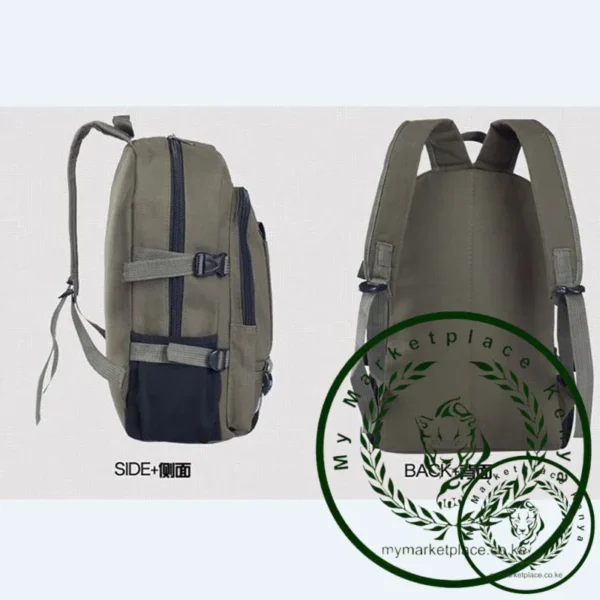 New Casual Camping Male Backpack Laptop Backpack Hiking Bag Large Capacity Men Travel Backpack Canvas Fashion Youth Sport Bags - Image 3