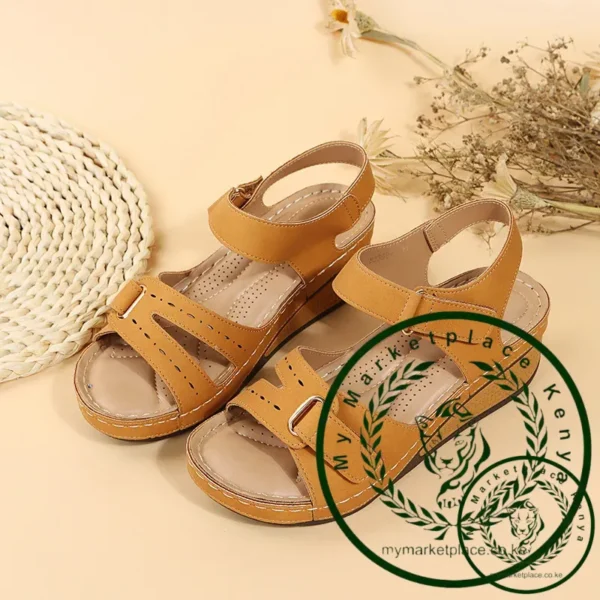 Summer Women Sandals Vintage Roman Sandals Female Fashion Non Slip Beach Shoes Open Toe Walking Women Shoes zapatos para mujeres - Image 3