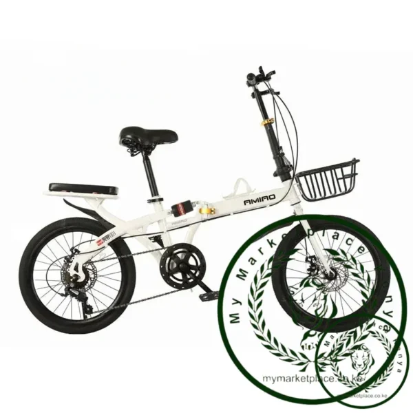 20 Inch Adult Folding Bicycle Small Home Mobility Bicycle Children Variable Speed Bicycle - Image 5
