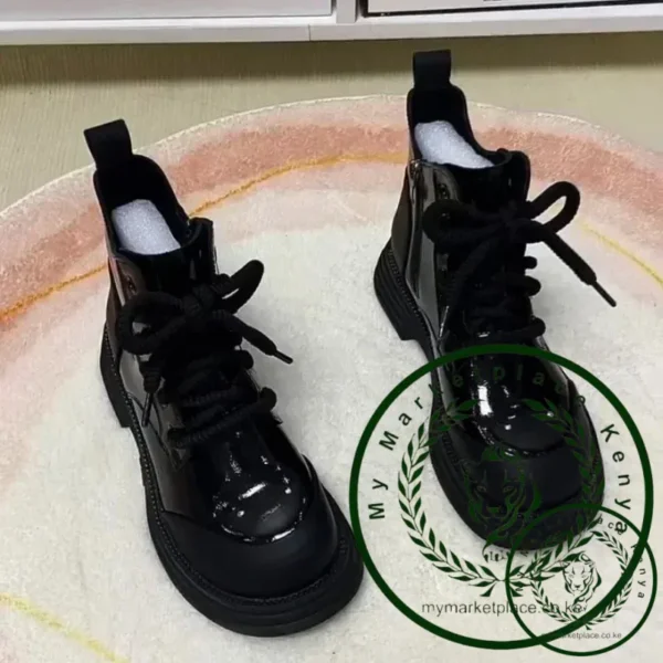 2024 Winter New Women's Boots British Style Fashion Cotton Shoes with Thick Sole and Thick Short Boots Cotton Boots Women Shoes - Image 2