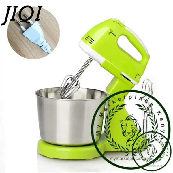 JIQI 7 Files Dough Mixer Egg Beater Food Blender Kitchen Electric Food Processor hand held cream milk Foamer whisk Stirrer 110V