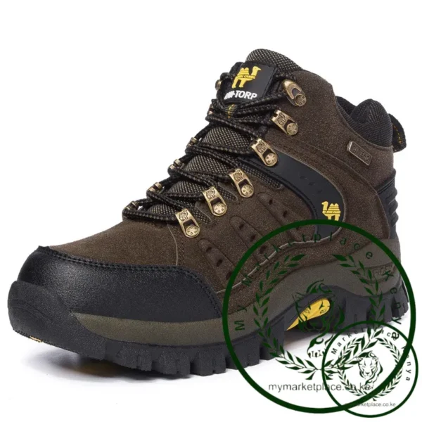 Outdoor Waterproof Hiking Boots Men's Women's Spring And Autumn Hiking Wear-resistant Mountain Sports Boots Hunting Sports Shoes - Image 5