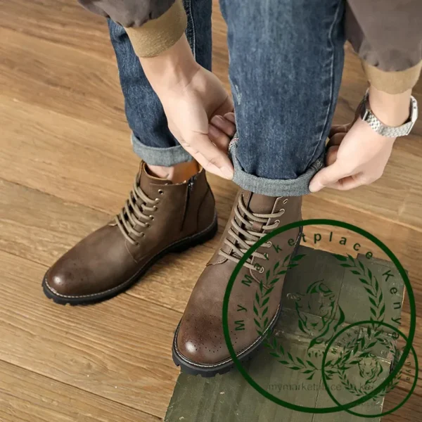 Leather Shoes Formal Personality Design Tenis Men De Hombre Moccasins Tenis Caballero Designer sneakers Fashion Dress - Image 5