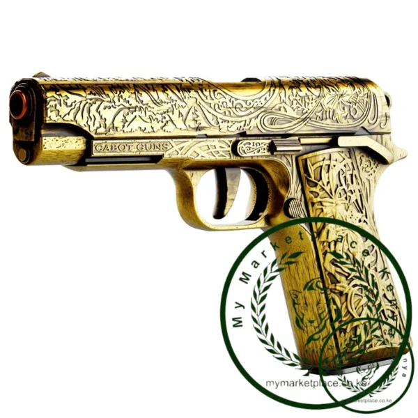 Carved Retro M1911 Shell Ejecting Toy Gun Soft Bullet Handgun Continuous Firing Outdoor Game Shooting Pistol for Kids Adults - Image 3