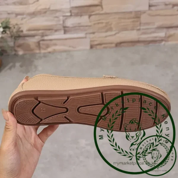 Women's Casual Slip on Mary Jane Shoes 2025 Spring Autumn New Fashion Round Toe Solid Soft Sole Flat Loafers Zapatos De Mujer - Image 4