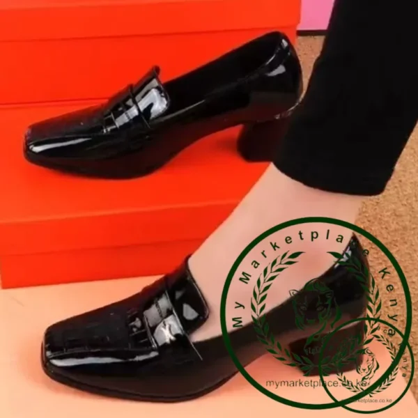 Women's Square Head High Heels Spring Autumn British Style Fashion Solid Colour Work Shoes Party Office Pumps Tacones De Mujer