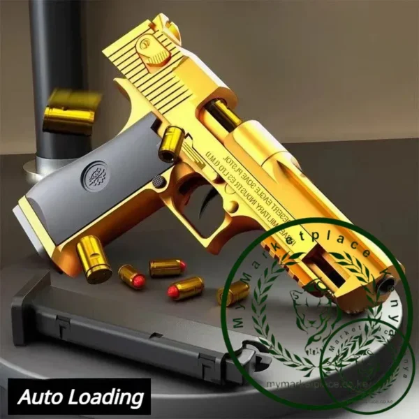 New Desert Eagle Shell Ejection Pistol Decompression Radish Gun Empty Hanging USP Continuous Fire Soft Bullet Launcher Toy Gun