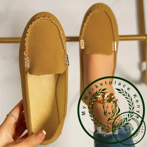 Women Casual Shoes 2024 New Spring and Autumn Flat Loafers Shoes Women Fashion Non-slip Soft Denim Flat Shoes Zapatos De Mujer - Image 5