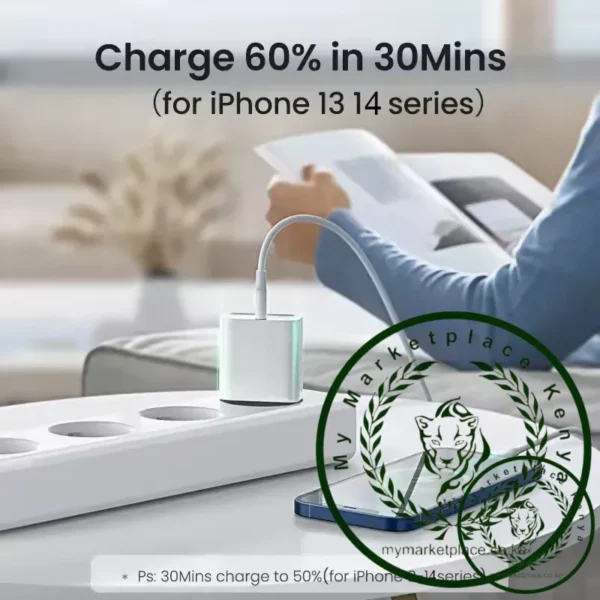 NNBILI 20W PD Fast EU Desktop Charger Wall Charger for IPhone 11 12 13 14 Pro Max Super Rapid Charging USB C PD Cable 1m 1.5m 2m - Image 2