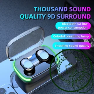 Y60 TWS Bluetooth Headphone Blutooth Earphone Wireless Headset Gamer Hearing Aids Ear Buds Gaming Headphones Sport Hand Free