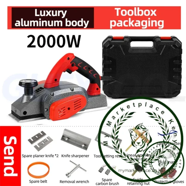 220V Multifunctional Woodworking Planer DIY Electric Planer Inverted Table Planer Decoration Router Trimmer Wood Planing Machine - Image 6