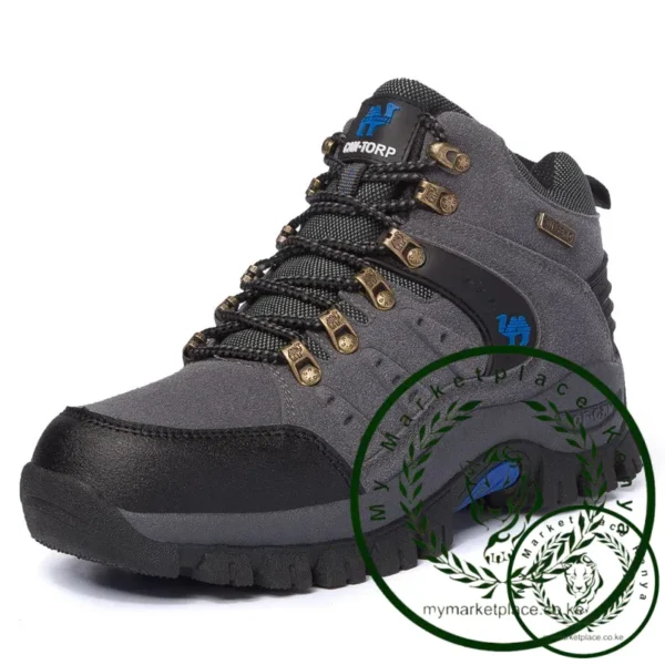 Outdoor Waterproof Hiking Boots Men's Women's Spring And Autumn Hiking Wear-resistant Mountain Sports Boots Hunting Sports Shoes - Image 3