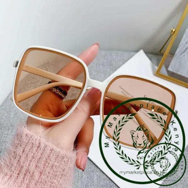 New Oversized Rectangle Sunglasses Women's Fashion Square Sun Glasses Men's Classic Vintage Eyewear UV400 Oculos De Sol - Image 3