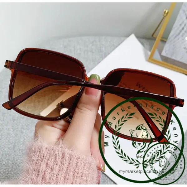 New Oversized Rectangle Sunglasses Women's Fashion Square Sun Glasses Men's Classic Vintage Eyewear UV400 Oculos De Sol - Image 5